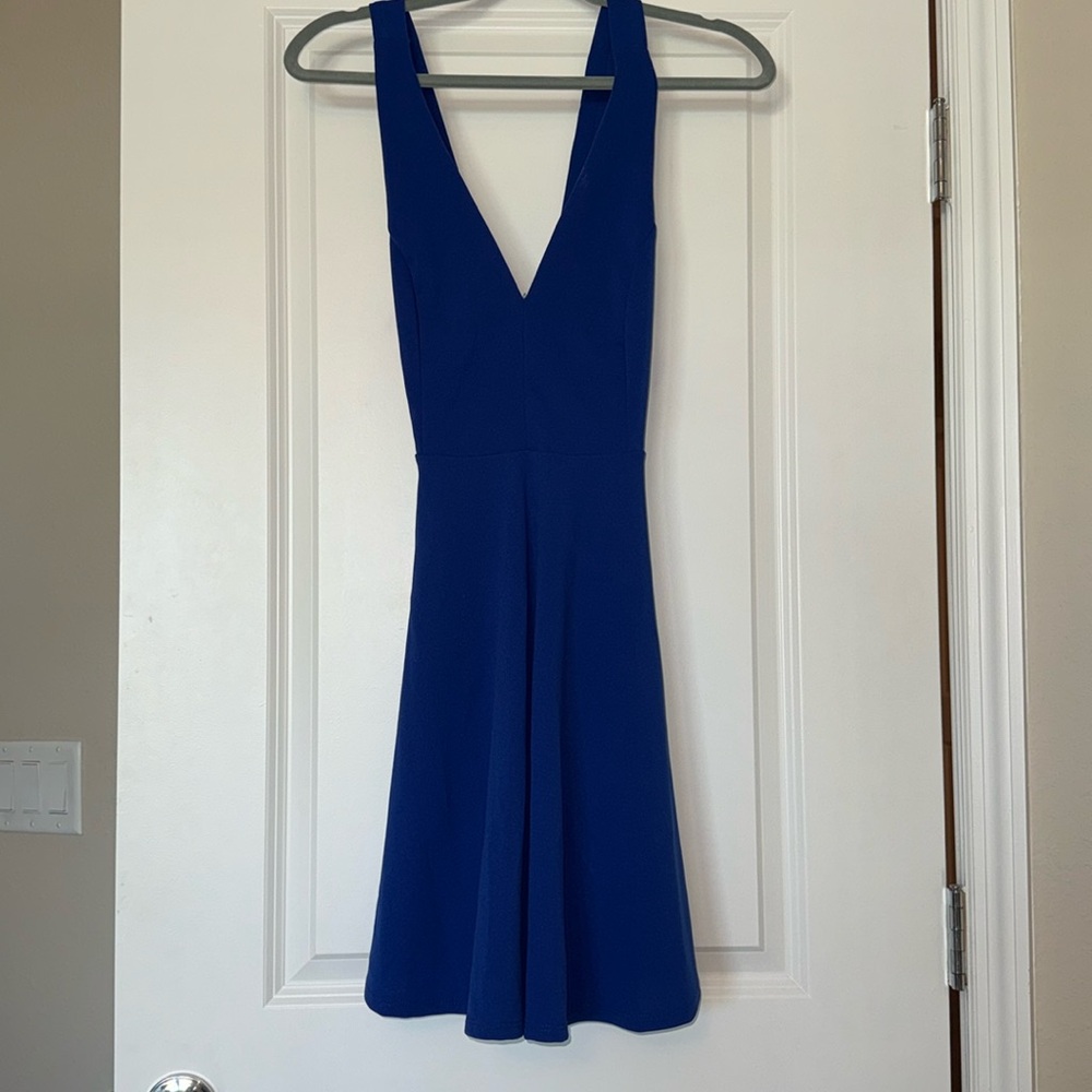 Royal Blue Mini Dress